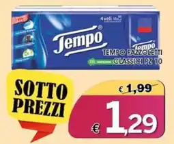 Deter Shop Tempo fazzoletti classici offerta