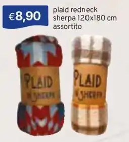 Sirene Blu Plaid sherpa offerta