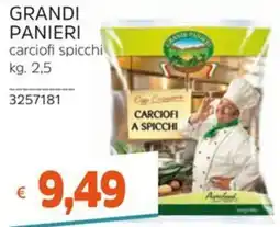 Stop&Shop Grandi Panieri carciofi spicchi offerta