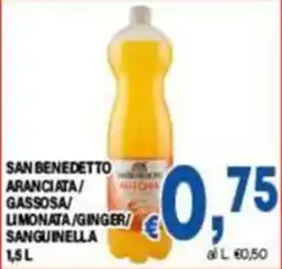 DEM San Benedetto aranciata gassosa limonata ginger sanguinella offerta