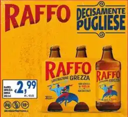 DEM Raffo birra grezza offerta