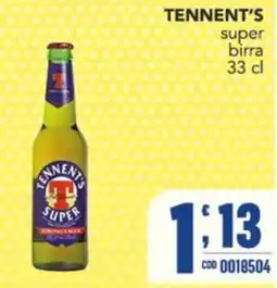 Gruppo di Palo Tennent's super birra offerta