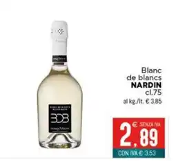 Altasfera Blanc de blancs Nardin offerta