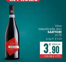 Altasfera Vino Valpolicella doc Sartori offerta