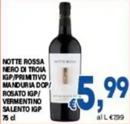 DEM Notte Rossa Nero di Troia offerta
