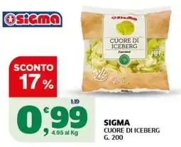 Sigma Sigma Cuore di iceberg offerta
