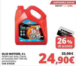 Brico Io Olio motore Rhütten offerta