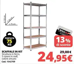 Brico Io Scaffale in kit offerta