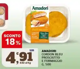 Sigma Amadori Cordon Bleu Prosciutto e Formaggio offerta