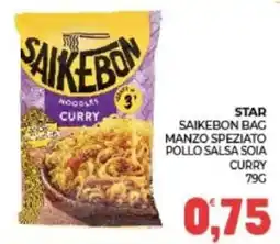 Eté Star Saikebon bag manzo speziato pollo salsa soia curry offerta