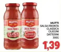 Eté Mutti salsa pronta classica ciliegini datterini offerta