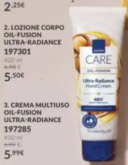 Avon Avon Care Oil-Fusion Ultra-Radiance Hand Cream offerta