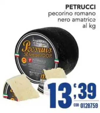 Petrucchi pecorino romano nero amatrice
