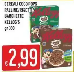 Sisa Cereali Coco Pops Barchette Kellog's offerta
