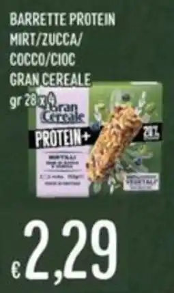 Sisa Barrette protein mirt/zucca/cocco/cioc gran cereale offerta
