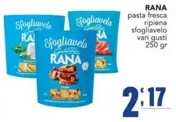 Gruppo di Palo Sfogliavelo Rana pasta fresca ripiena offerta