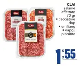 Gruppo di Palo Clai salame affettato offerta