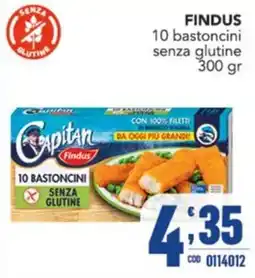 Gruppo di Palo Capitan Findus 10 bastoncini senza glutine offerta