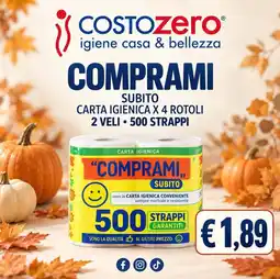 Costo Zero Carta igienica Costozero offerta