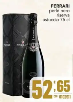 Gruppo di Palo Ferrari perle nero riserva offerta