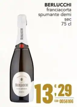 Gruppo di Palo Berlucchi franciacorta spumante demi sec offerta