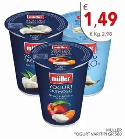 Diper Müller Yogurt cremoso offerta