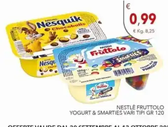 Nestlé Fruttolo Yogurt & Smarties