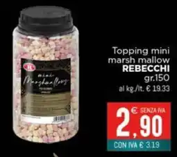 Altasfera Topping mini marshmallow REBECCHI offerta