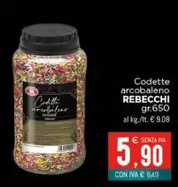Altasfera Codette arcobaleno REBECCHI offerta