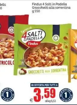 Elite Findus 4 Salti in Padella Gnocchetti alla sorrentina offerta
