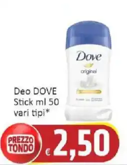 Paghi Poco Deo DOVE Stick offerta