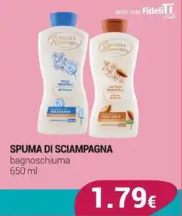 Tigotà Spuma di Sciampagna bagnoschiuma offerta