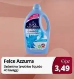 Prodet Felce Azzurra Detersivo lavatrice liquido offerta