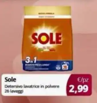 Sole Detersivo lavatrice in polvere