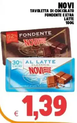 Eté Tavoletta di cioccolato fondente extra latte Novi offerta