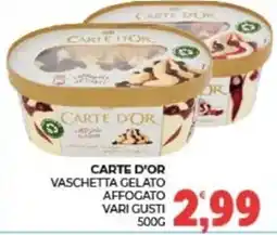 Eté Carte d'or vaschetta gelato affogato offerta