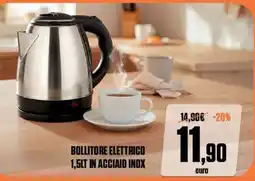 Brico Io Bollitore elettrico in acciaio inox offerta