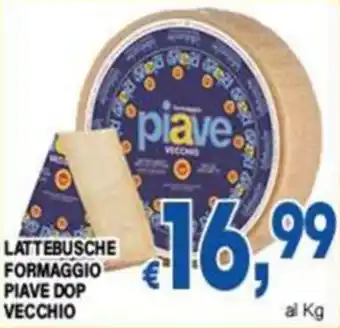 Lattebusche formaggio piave dop vecchio