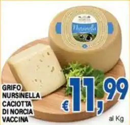DEM Grifo Nursinella Caciotta di Norcia Vaccina offerta