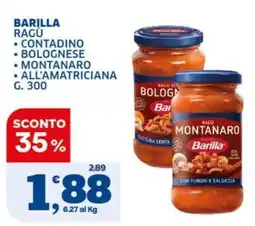 Sigma Barilla Ragù Montanaro offerta
