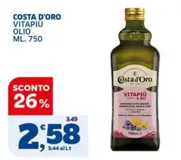 Sigma Costa d'Oro Vitapiù Olio offerta