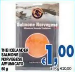 DEM The Icelander Salmone Norvegese Affumicato offerta