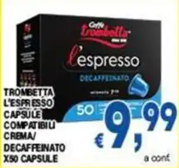 DEM Caffè Trombetta l'espresso decaffeinato offerta