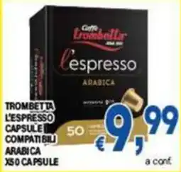 DEM Caffè Trombetta l'espresso arabica offerta