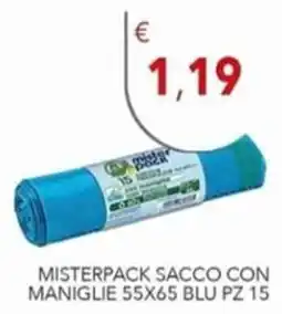 Diper Misterpack sacco con maniglie offerta
