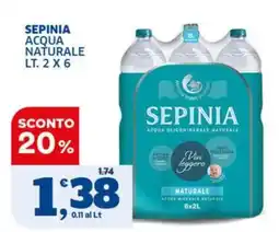 Sigma Sepinia acqua naturale offerta