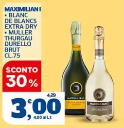 Sigma Maximilian I Blanc de Blancs Extra Dry offerta
