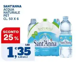 Sigma Acqua naturale Sant'Anna offerta