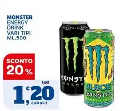 Sigma Monster Energy Drink offerta