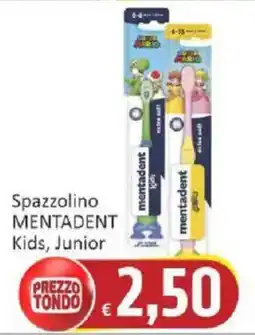 Paghi Poco Spazzolino MENTADENT Kids, Junior offerta